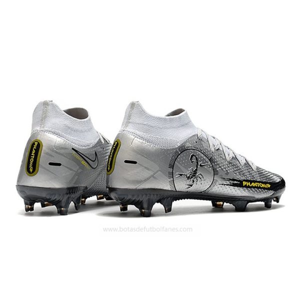 Nike Phantom Generative Texture Elite DF FG Scorpion Plata Negro